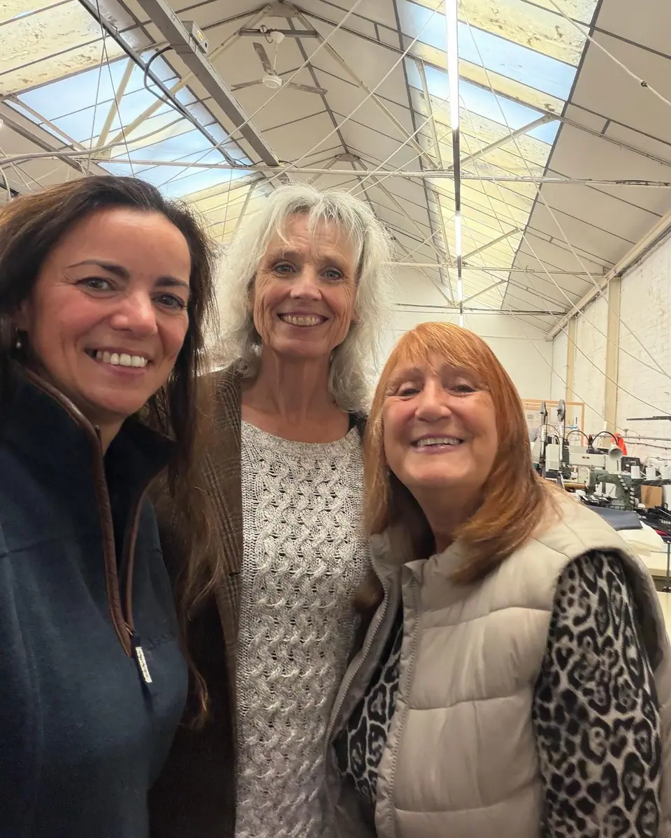 Kate, Suzie Fletcher and Julie visiting makers in Walsall